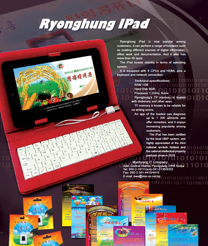 iPad zo Severnej Kórey