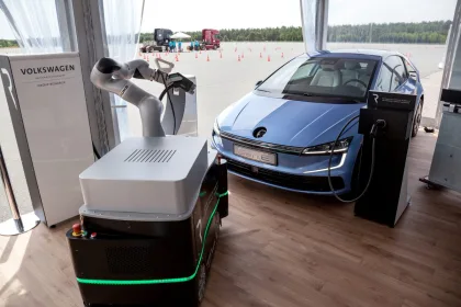 robot nabijacka volkswagen