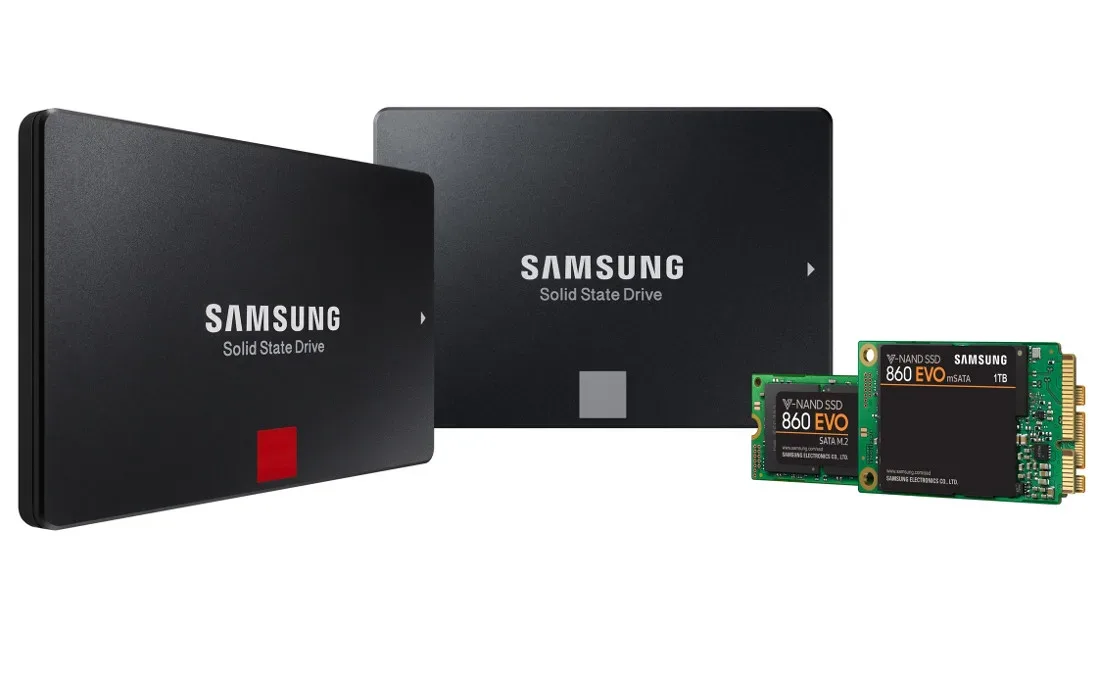 Samsung 860 PRO and 860 EVO SSD jpg webp