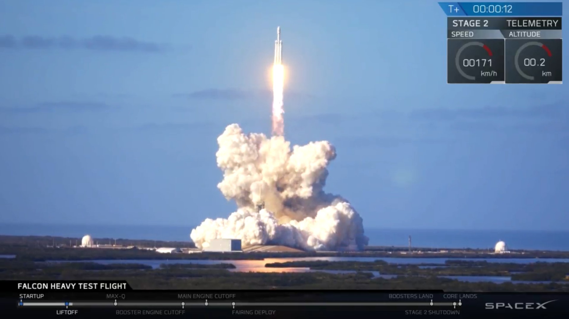 falcon heavy liftoff