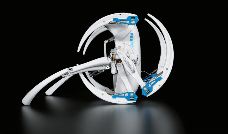 roboticky pavuk koleso arachnofobici festo firma