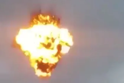 dron explozia