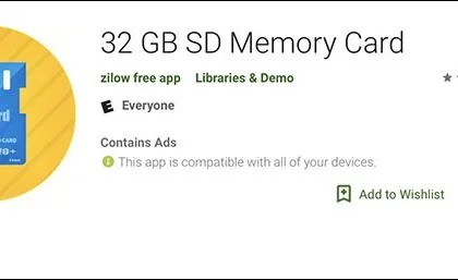 32 gb sd memory card aplikacia