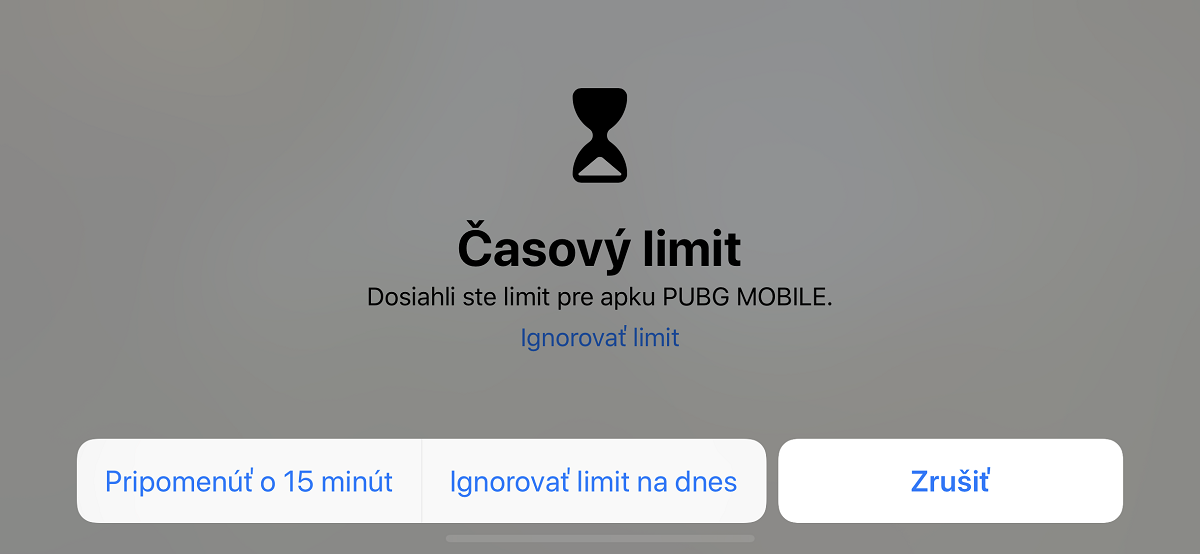 Vypršanie limitu