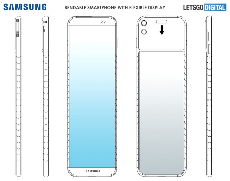 Koncept netypického smartfónu od Samsungu