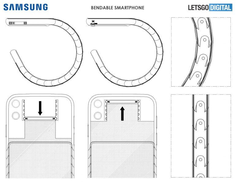 Koncept netypického smartfónu od Samsungu