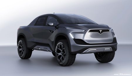 tesla pick up 4