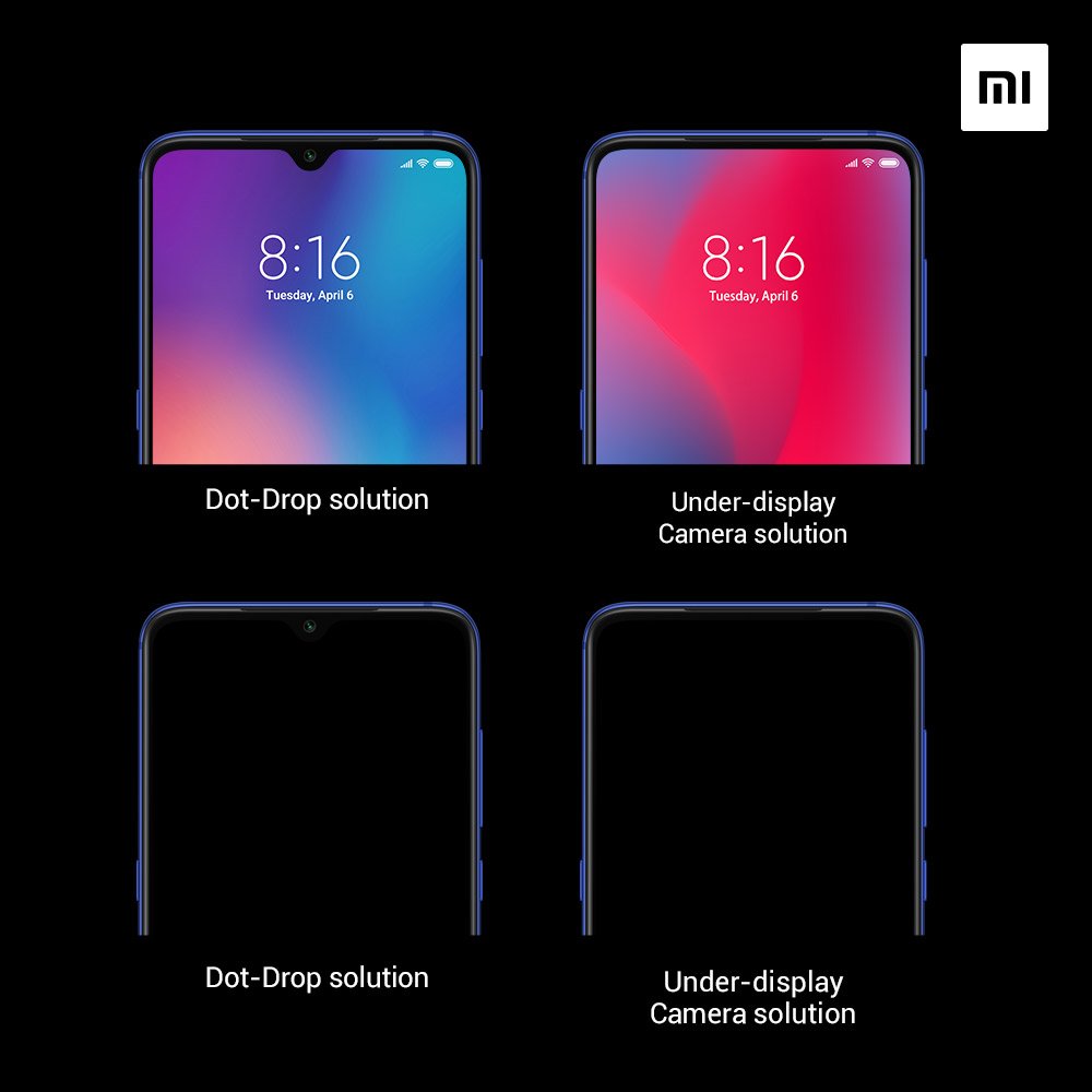 Xiaomi Mi9 so selfie foťákom v displeji