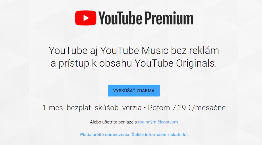 youtube premium 
