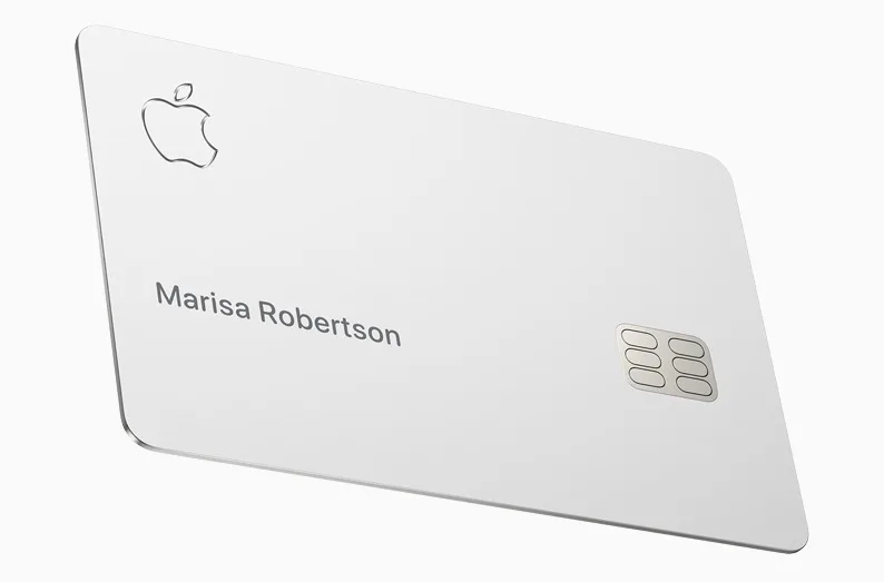 Apple Card z titánu