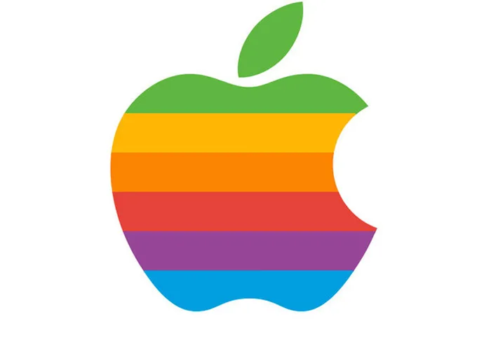 Farebné logo Apple