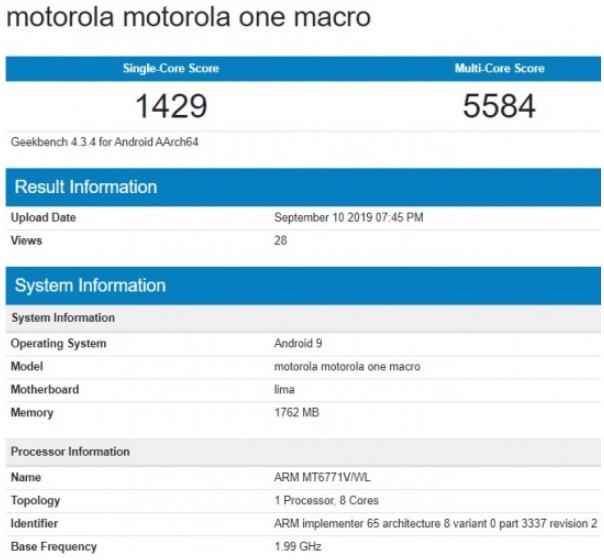 geekbench motorola