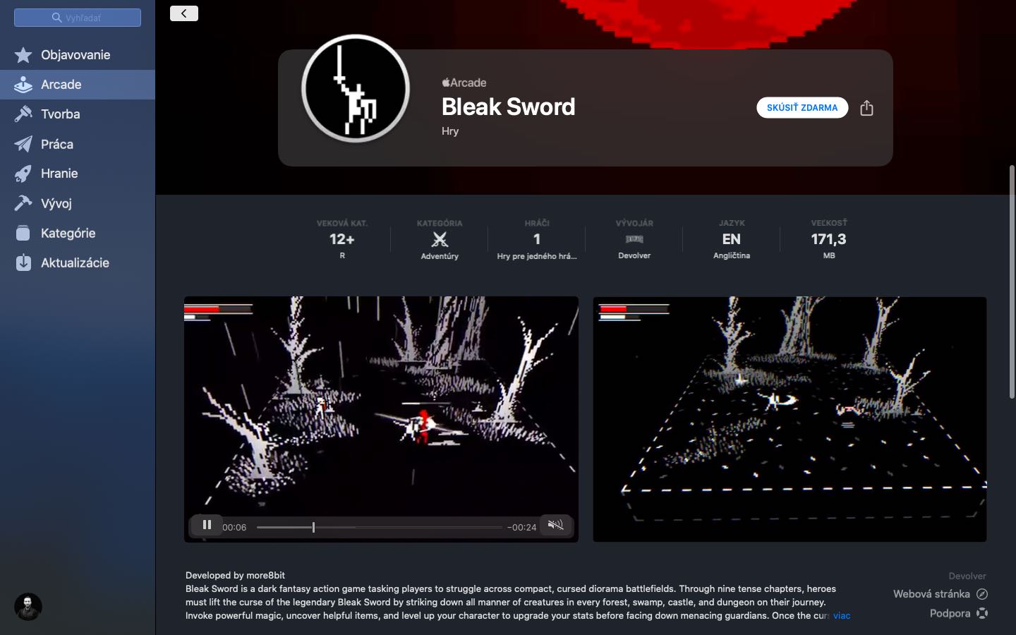 Hra Bleak Sword