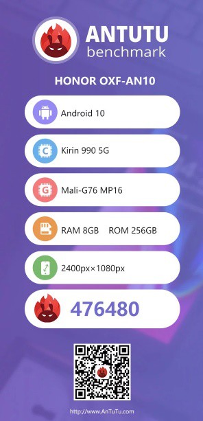 honor v30 antutu