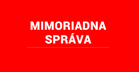 Mimoriadna správa