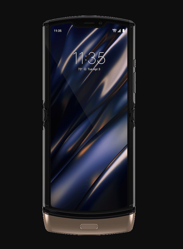 motorola razr zlaty 1