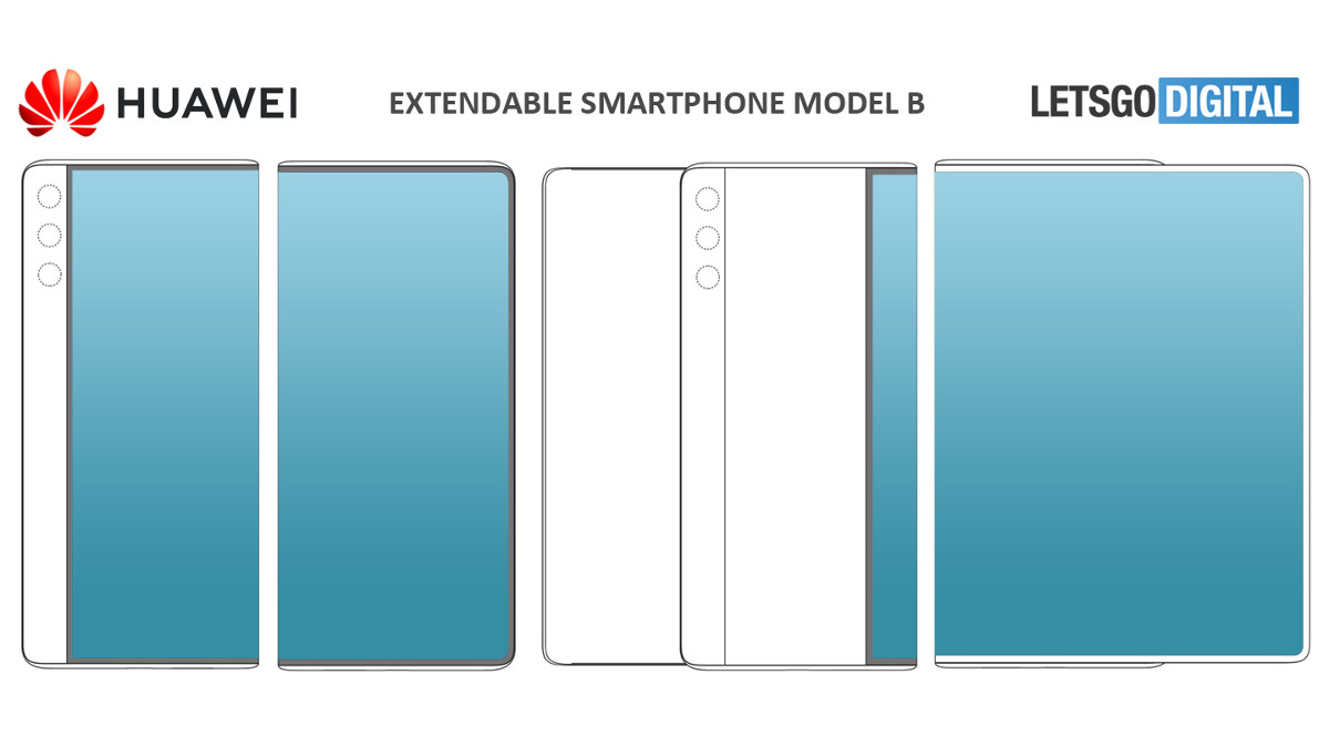 هواوي مع براءة اختراع أخرى: يمكن للشركة المصنعة الصينية العمل على هاتف ذكي بشاشة قابلة للسحب 2