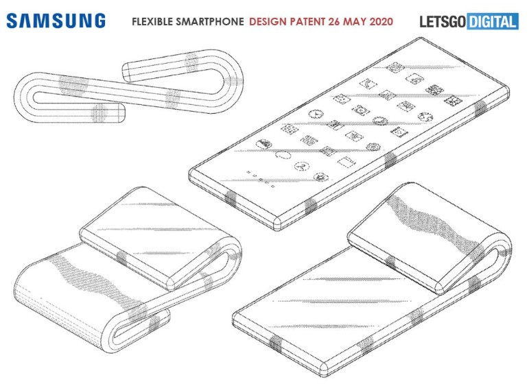 samsung skladaci smartfon patent 1
