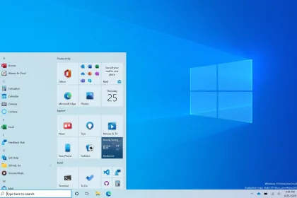 windows10 start