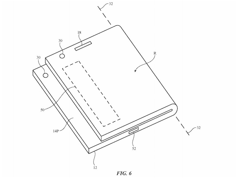 skladaci iphone patent