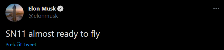 elon musk tweet sn11