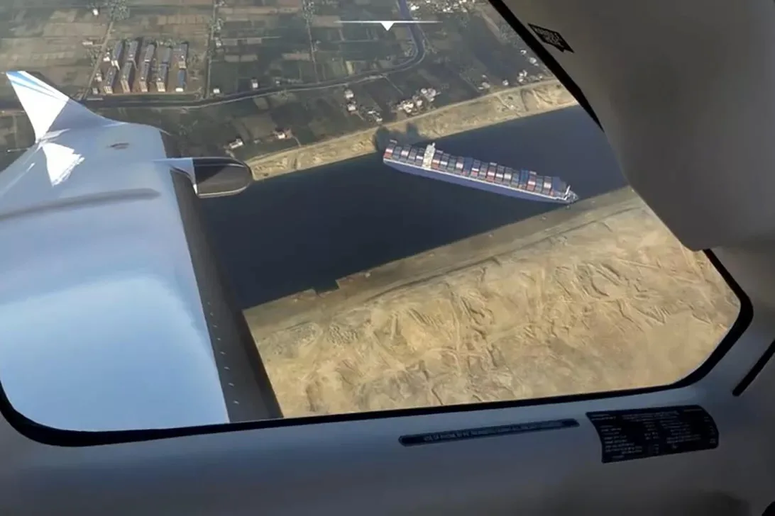 microsoft flight simulator suez traffic jam jpg