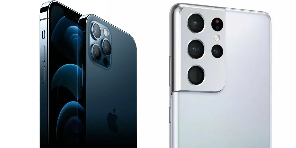 iphone 12 vs S21 ultra jpeg