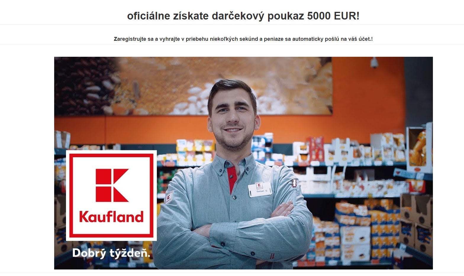 kaufland podvod 5