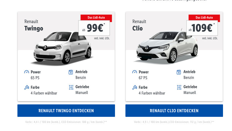 Lidl v Nemecku predáva autá.