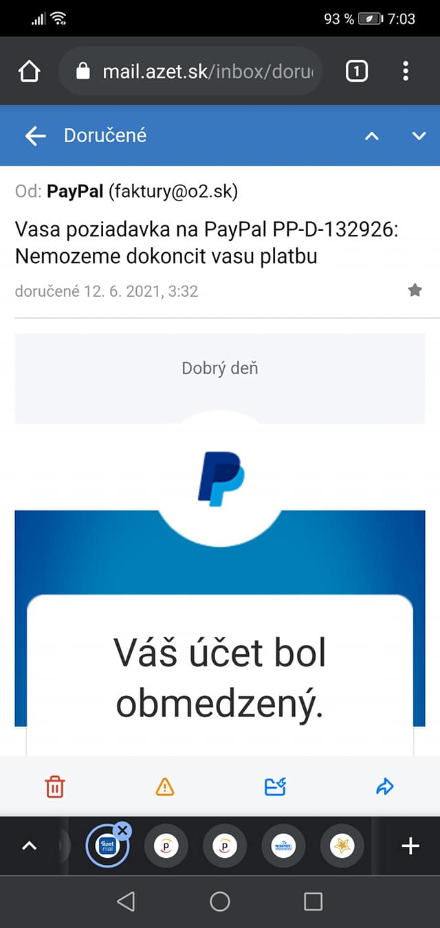 paypal email 1
