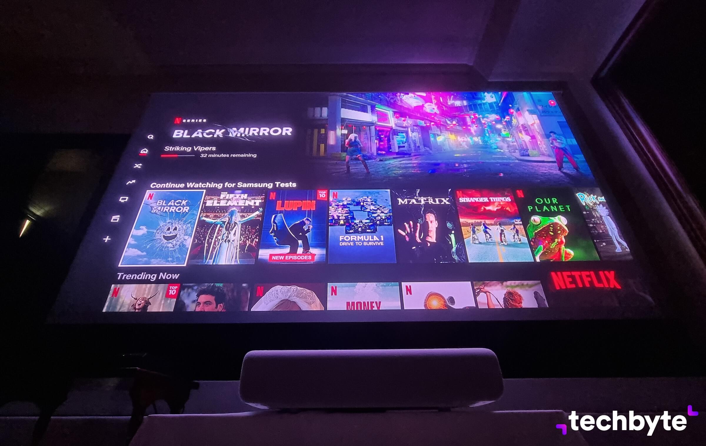 samsung the premiere netflix c