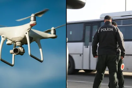 policia dron tit