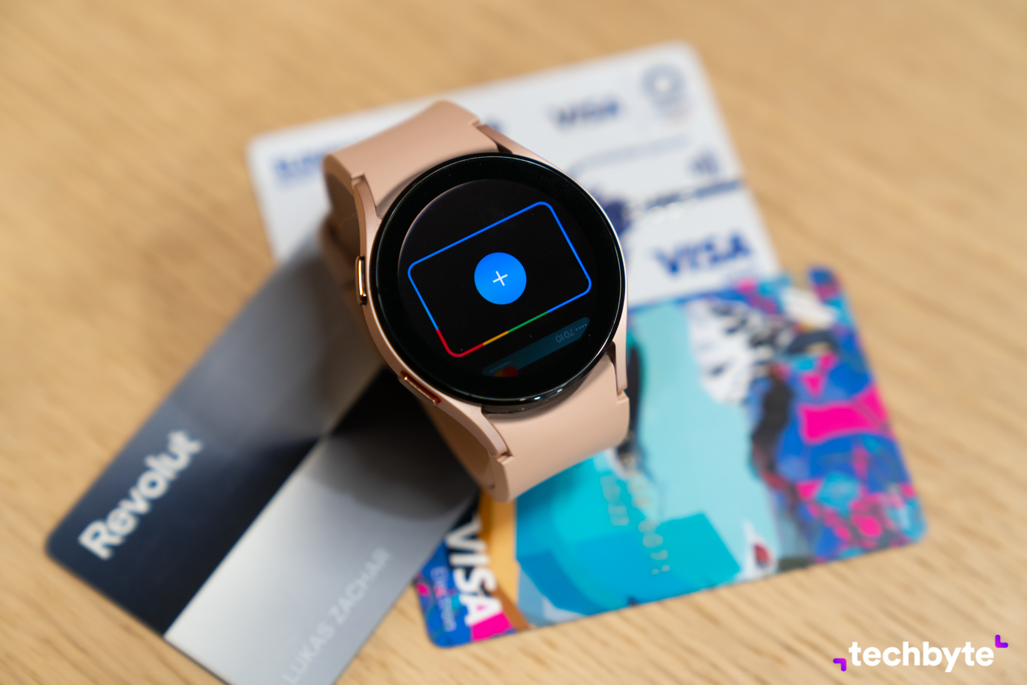 Google Pay na Galaxy Watch 4