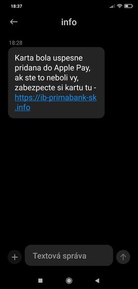 SMS podvod