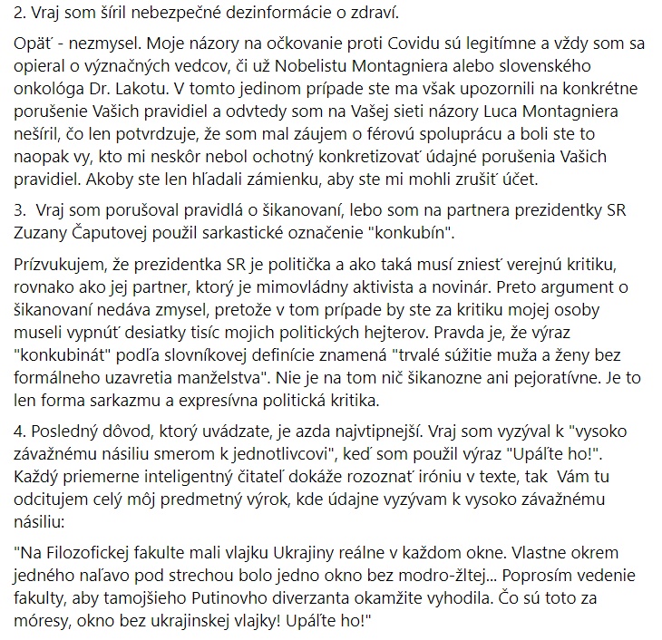 Ľuboš Blaha status