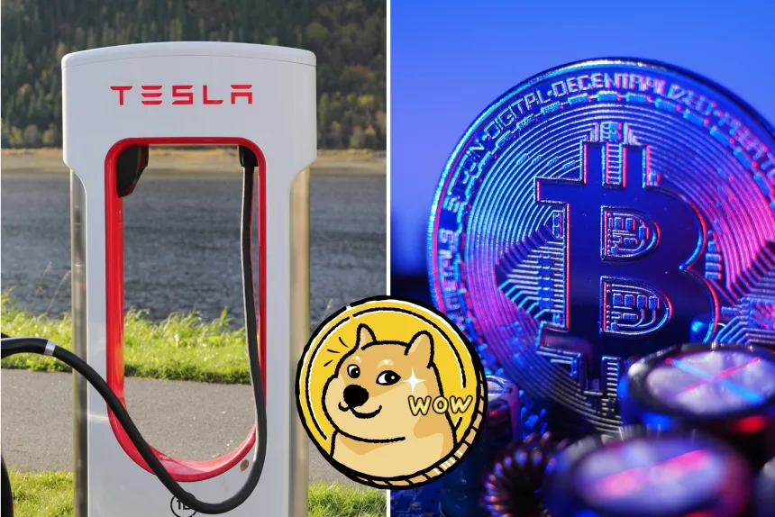 Dogecoin Bitcoin Tesla