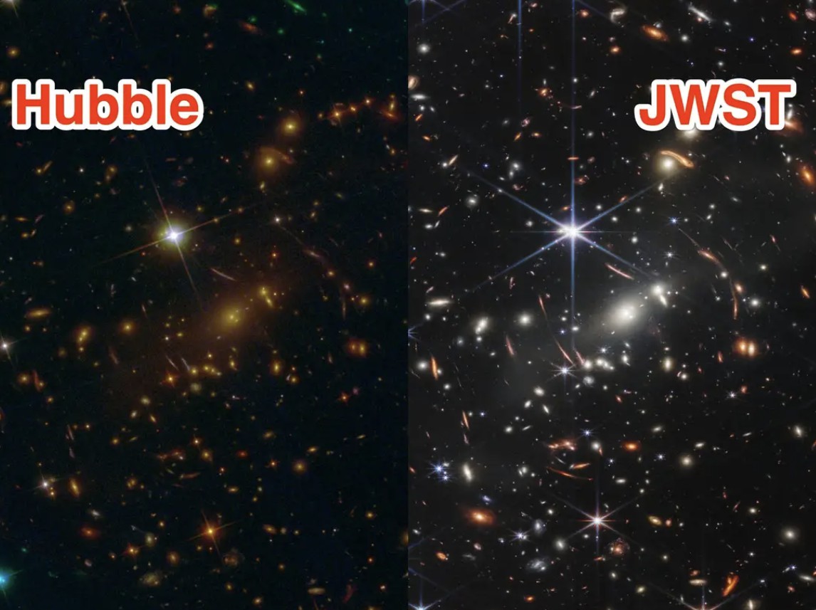 vesmir jwst hubble