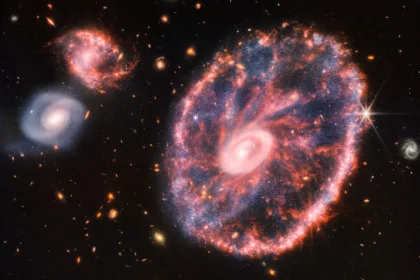 cartwheel galaxia webb 1