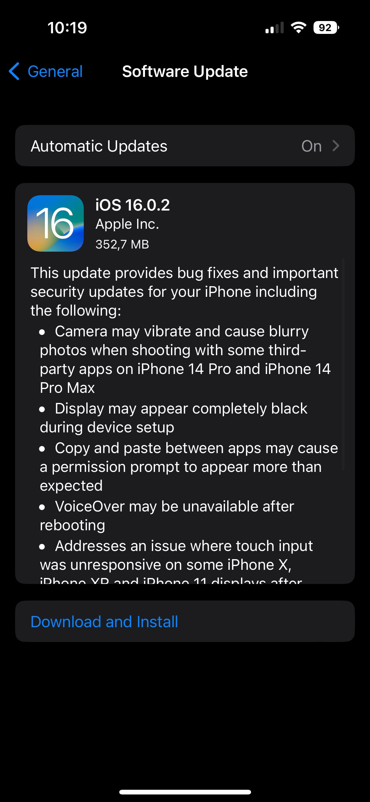 iOS 16.0.2