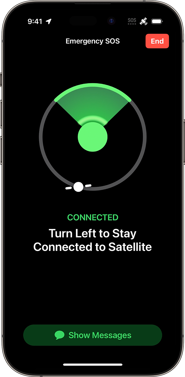 Satelitné pripojenie - Apple