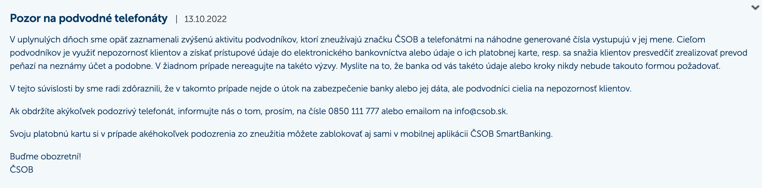 podvod telefonat