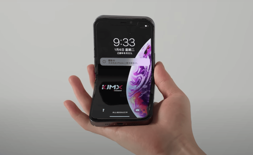 Koncept skladacieho iPhone