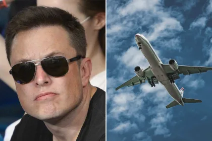 elon musk lietadlo