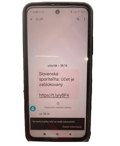 sms podvod