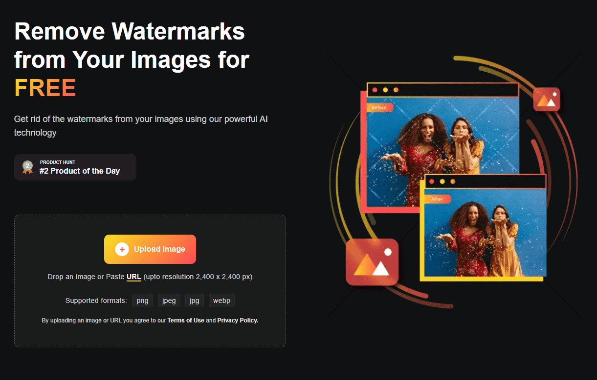 WatermarkRemover.io - AI na odstraňovanie vodotlače