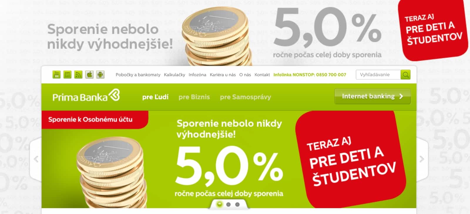 Banka svoj produkt ďalej predáva, neupozorňuje na limitácie.