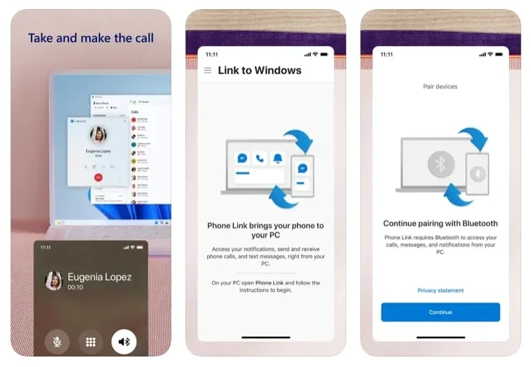 iPhone link for Windows
