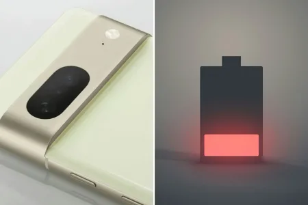 pixel vybijanie baterie