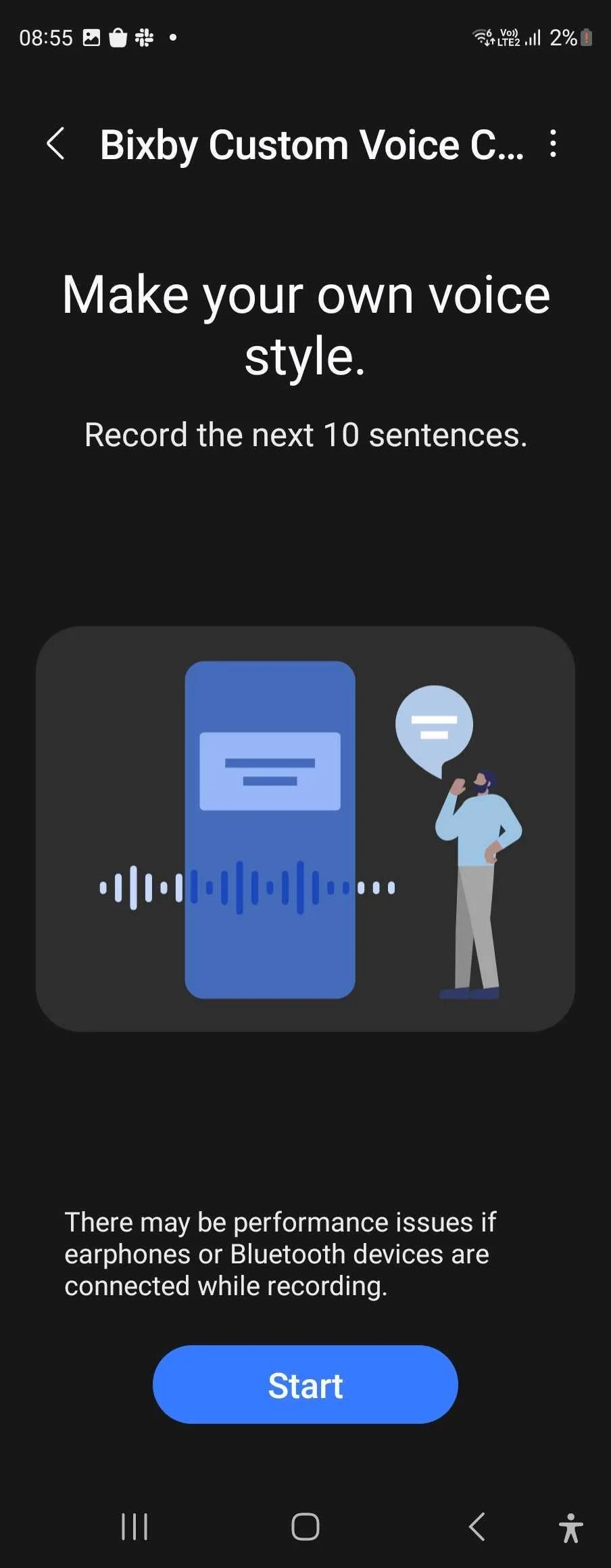 Samsung - tvorba vlastného hlasu pre asistenta pre Bixby