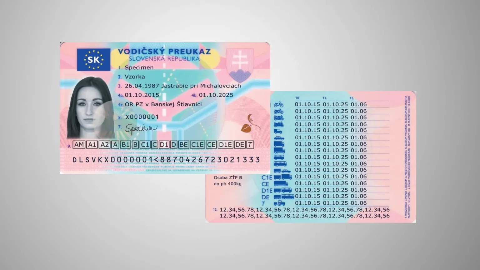 Vodičský preukaz, vodičské preukazy